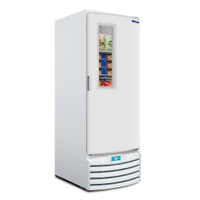 Freezer Vertical Metalfrio 509 Litros VF55FT, Tripla Ação, Branco - 220V