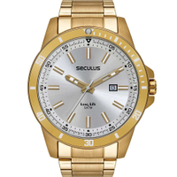 Relógio Seculus Masculino Long Life 44204GPSVDA3