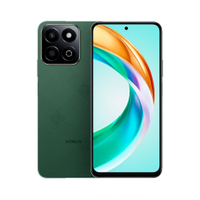 Smartphone HONOR X6B 5G Verde 256GB, 4+4GB RAM Turbo, Tela de 6.6", Snapdragon 4ª geração e Câmera Traseira Dupla de até 50MP