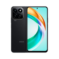 Smartphone HONOR X6B 5G Preto 256GB, 4+4GB RAM Turbo, Tela de 6.6, Snapdragon 4ª geração e Câmera Traseira Dupla de até 50MP