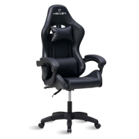Cadeira Gamer Preto Healer Lancer Reclinável Giratória - Preto