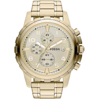 Relógio Fossil Masculino Dean Gold Chronograph FS4867/4XN