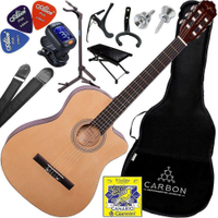 Kit Violão Classico Acústico Vogga Nylon Cutway Vca203Nc