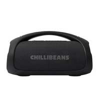 Caixa de Som Chilli Beans Boombox G, Bluetooth, Resistente a Àgua, Led Show, Voice Call, Preto - JM3500