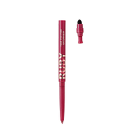 Lápis retrátil ruby kisses em gel à prova d'água glittery burgundy vinho