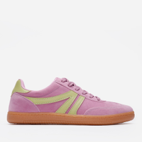 Tênis casual com recortes bicolor ace lilás