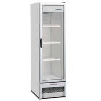 Expositor Vertical VB28R Metalfrio Refrigerador de Bebidas Branco 324 Litros VB28R 110v