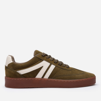 Tênis casual com recortes bicolor ace verde