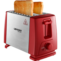 Torradeira Inox Red Fast Vermelha Lenoxx PTR203 220V - 220V