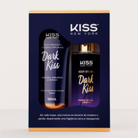 Kit kiss new york dark kiss loção corporal body splash 180ml