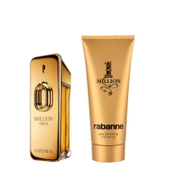Kit perfume masculino rabanne million gold edp intense 100ml 1 million gel de banho 100ml