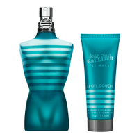 Kit perfume masculino jean paul gaultier le male edt 125ml gel de banho 75ml