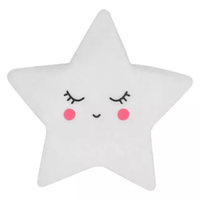 Luminária Estrela LED Infantil - Luz Suave e Design Encantador
