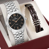 Kit Relógio Champion Masculino Steel com Pulseira CA21704X