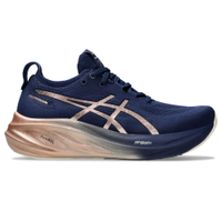 Tênis ASICS GEL-Nimbus 26 Platinum - Feminino - Azul/Rosa