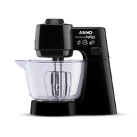 Batedeira Planetária Arno Compacta KM31 Preta - 500W 110V