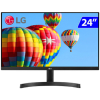Monitor LG Gamer LED 24P 24ML600M FULLHD IPS HDMI - 24ML600M-B.AWZM Preto Bivolt