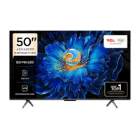 Smart TV 50" TCL C6KS 4K QD-Mini LED com Sistema Operacional Google TV, Dolby Vision, Atmos, HDR10+, ALLM, HDMI 2.1 e Comando de voz - TV 50" TCL MINI