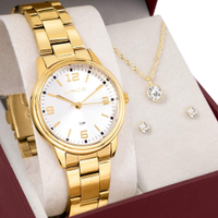 Kit Relógio Lince Feminino com Colar e Brincos LRGM026L32KBQFS2KX