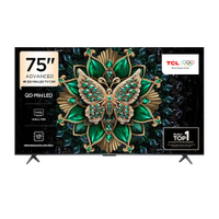 Smart TV 75" TCL C6K Premium 4K QD-Mini LED com Sistema Operacional Google TV, Dolby Vision IQ, Atmos, Subwoofer, HDR10+, 144Hz VRR e Comando de Voz -