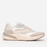 Tênis chunky feminino com detalhes refletivos - bege