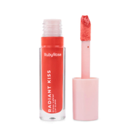 Gloss labial ruby rose radiant kiss rk10 vermelho