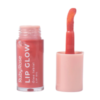 Gloss labial ruby rose lip glow vintagem rose rosa