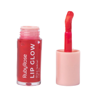 Gloss labial ruby rose lip glow eletric red vermelho