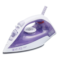 Ferro a Vapor Black&Decker FX1050 1200W Base Antiaderente Spray Frontal Cabo Giratório - 110V
