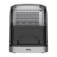 Máquina de Gelo Philco PMG20P Ciclo Rápido 3,5L 20Kg - 110V