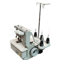 Máquina de Costura Galoneira Portátil c/ Motor Acoplado, transporte Simples, 2000 RPM, 3agulhas 4fios, 250w-Bracob- 12 meses de Garantia - 220V