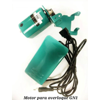 Motor Maquina Overlock Sequinha Gn1 Verdinha Chinezinha Semi- 150w-Verde-Rotação: 8000 Rpm Potência: 150 Wats Tensão: 110v ou 220v . - 110V
