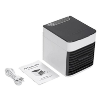 Mini Climatizador Umidificador Ar Condicionado Portátil Mesa - Bivolt