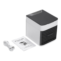 Mini Ar Condicionado Portátil Arctic Umidificador Luz Led Nf - Bivolt