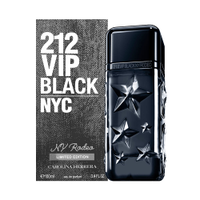 Perfume masculino carolina herrera 212 vip black ny rodeo edição limitada eau de parfum for men 100ml