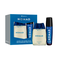 Kit masculino phytoderm nomad deo colônia 100ml e body spray 120ml