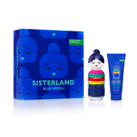 Kit feminino benetton united colors sisterland blue neroli