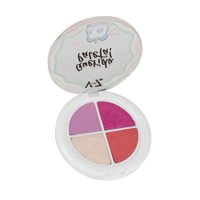 Paleta de sombras vizzela infantil querida paleta 6g colorida