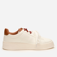 Tênis plataforma cadarço duplo oneself branco