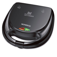 Sanduicheira Mondial Fast Grill e Sandwich S-12 750W 127V - 110V