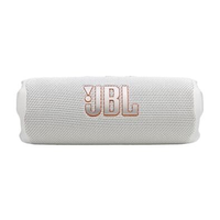 Caixa de Som Bluetooth Portátil JBL Flip 7, 35W RMS, À Prova d'Água IP68, Bateria de 14h, Auracast, Branca - JBLFLIP7WHTBR