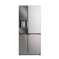 Geladeira Electrolux Frost Free Inverter 541L AutoSense e FlexiSpace 4 Portas Inox Espelhado Home Pro (IQ8WS)