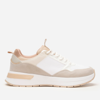 Tênis esportivo feminino com recortes ace branco