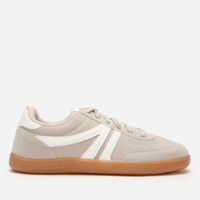 Tênis casual com recortes bicolor cinza