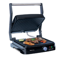 Grill Mallory Asteria Preto e Inox - 127 Volts - 110V