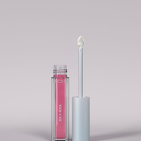 Gloss boca rosa hidra lábios pétala translúcido