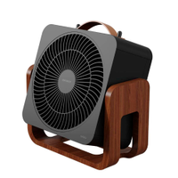 Circulador de Ar Spirit Cubics 20cm com 3 Velocidades e Múltiplas Inclinações Preto/Tabaco - 110V