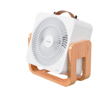 Circulador de Ar Spirit Cubics 20cm com 3 Velocidades e Múltiplas Inclinações Branco/Caramelo - 220V
