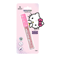 Lip glitter hello kitty sabrina sato algodão doce 4ml rosa