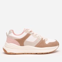 Tênis esportivo ace com recortes rosa